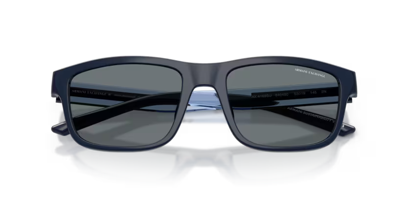 Armani Exchange AX 4169SU 840480 55 Shiny blue