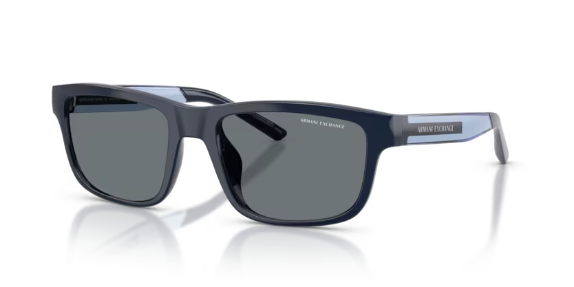 Armani Exchange AX 4169SU 840480 55 Shiny blue