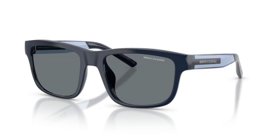 Armani Exchange AX 4169SU 840480 55 Shiny blue