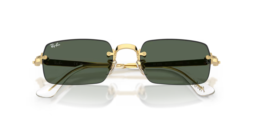 Ray-Ban Frank RB3928 001/71 - Arista Gold / Klasična Zelena
