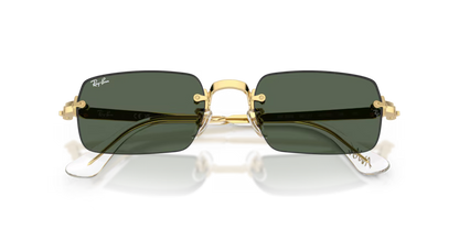 Ray-Ban Frank RB3928 001/71 - Arista Gold / Klasična Zelena