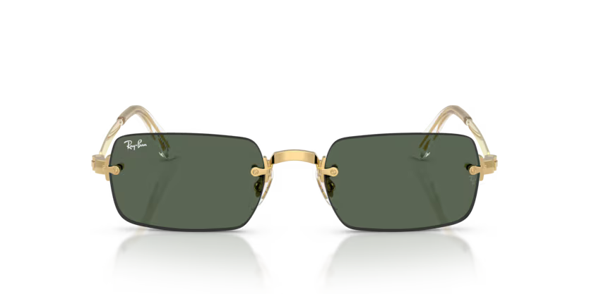 Ray-Ban Frank RB3928 001/71 - Arista Gold / Klasična Zelena