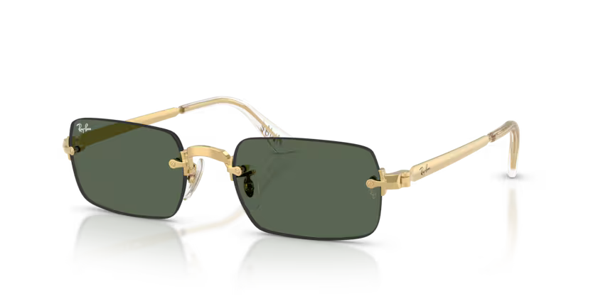 Ray-Ban Frank RB3928 001/71 - Arista Gold / Klasična Zelena