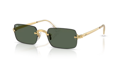 Ray-Ban Frank RB3928 001/71 - Arista Gold / Klasična Zelena